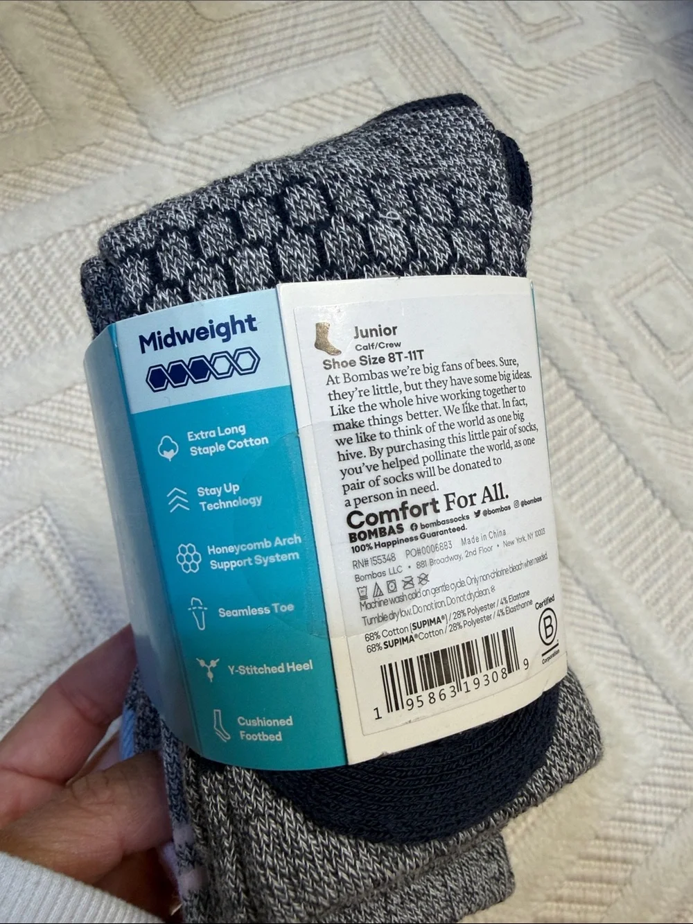 BOMBAS - Junior Calf Crew Sock